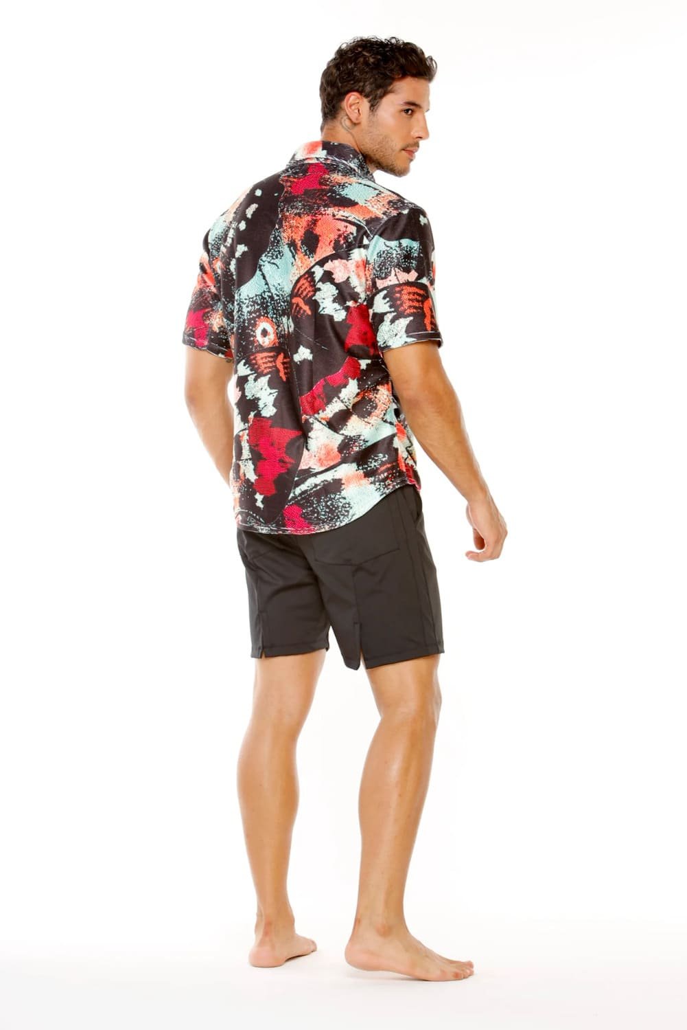 Kamisa di ribchi di pinsel abstrakto 2 Kamisa di ribchi di pinsel abstrakto - Image 2