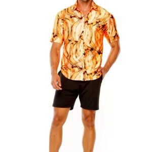 Tropical Banana Slim Fit Shirt